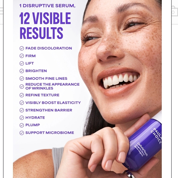 Paula's Choice Cellular Youth Longevity Serum with White and Black Packaging - Picture 6 of 6